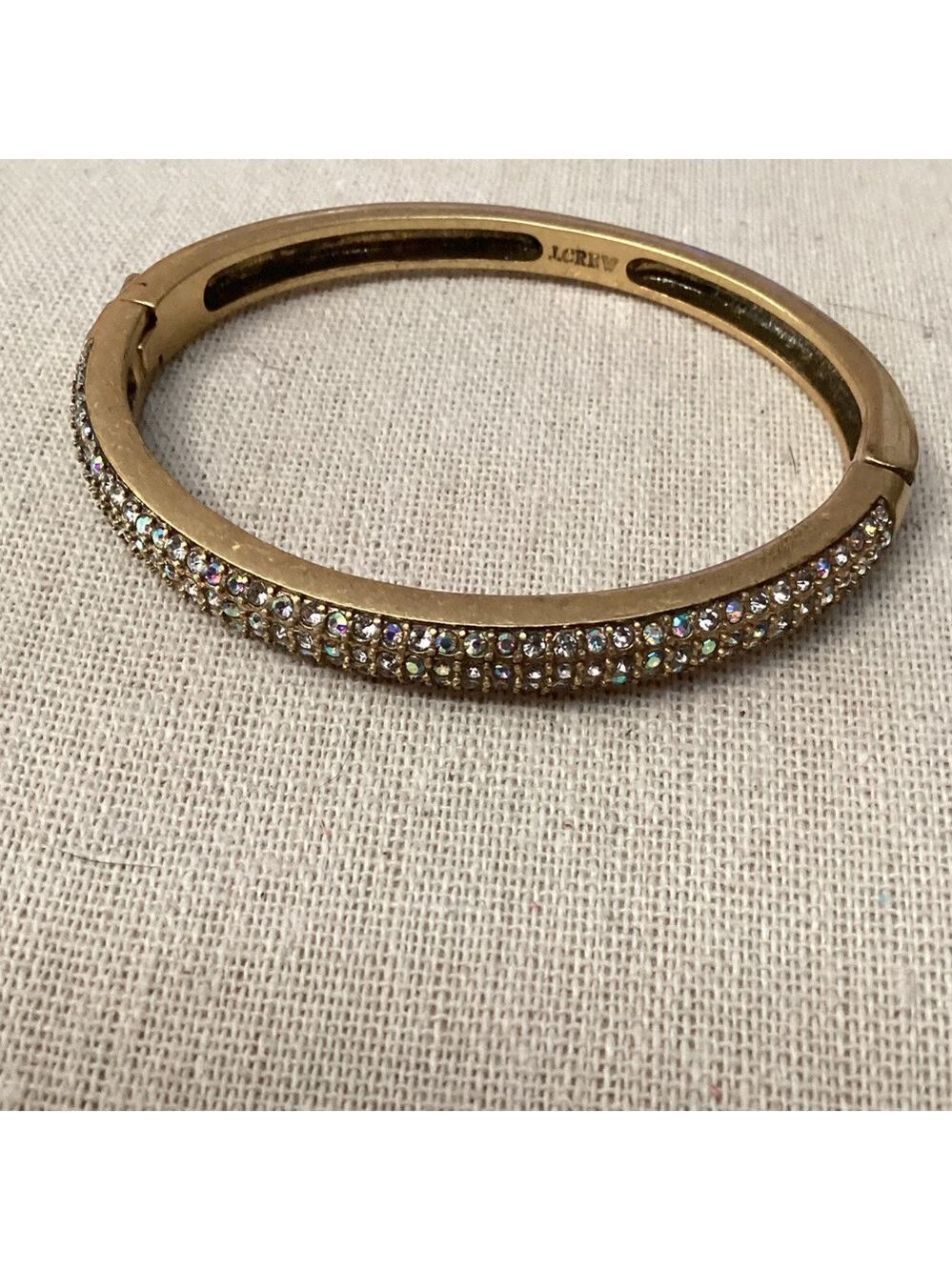 J.Crew J Crew Neon Pave sparkle Hinged Bracelet 1590 - Picture 2 of 8